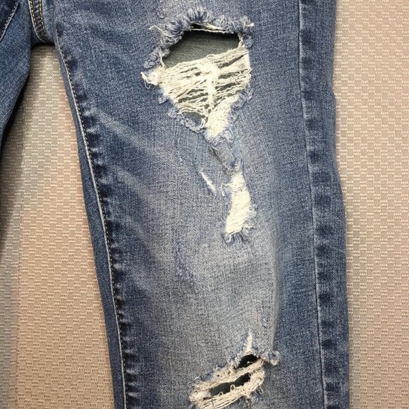 American Eagle Jeans Men's 26x28 Skinny Next Level Flex Distressed Skinny Denim - Picture 5 of 11